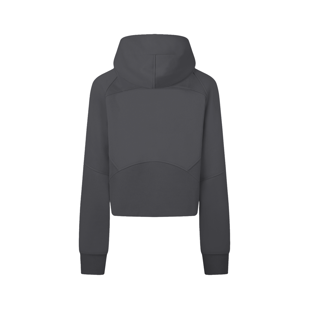 The Baseline Cropped Zip-Through Hoodie