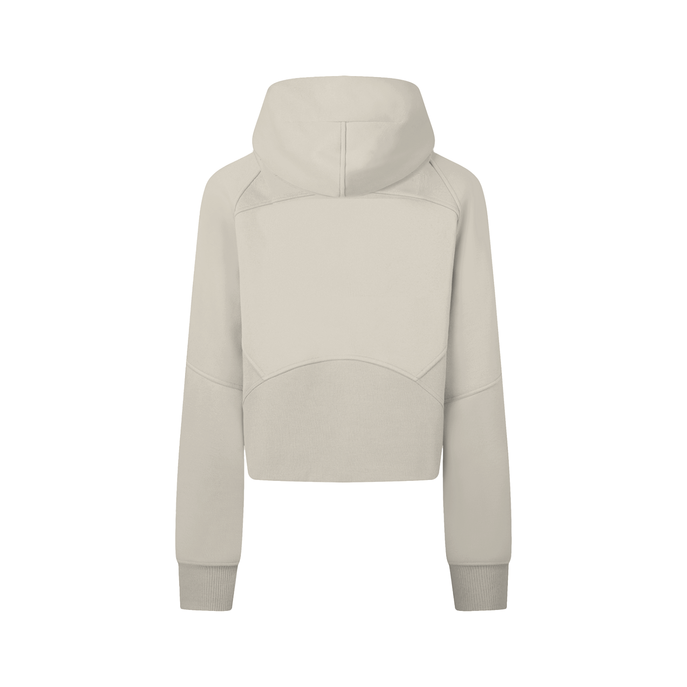 The Baseline Cropped Zip-Through Hoodie