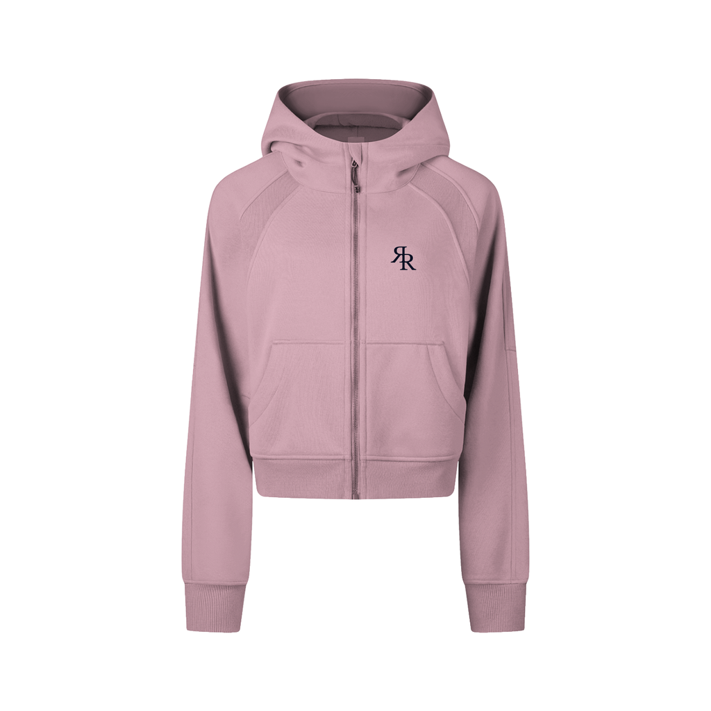The Baseline Cropped Zip-Through Hoodie