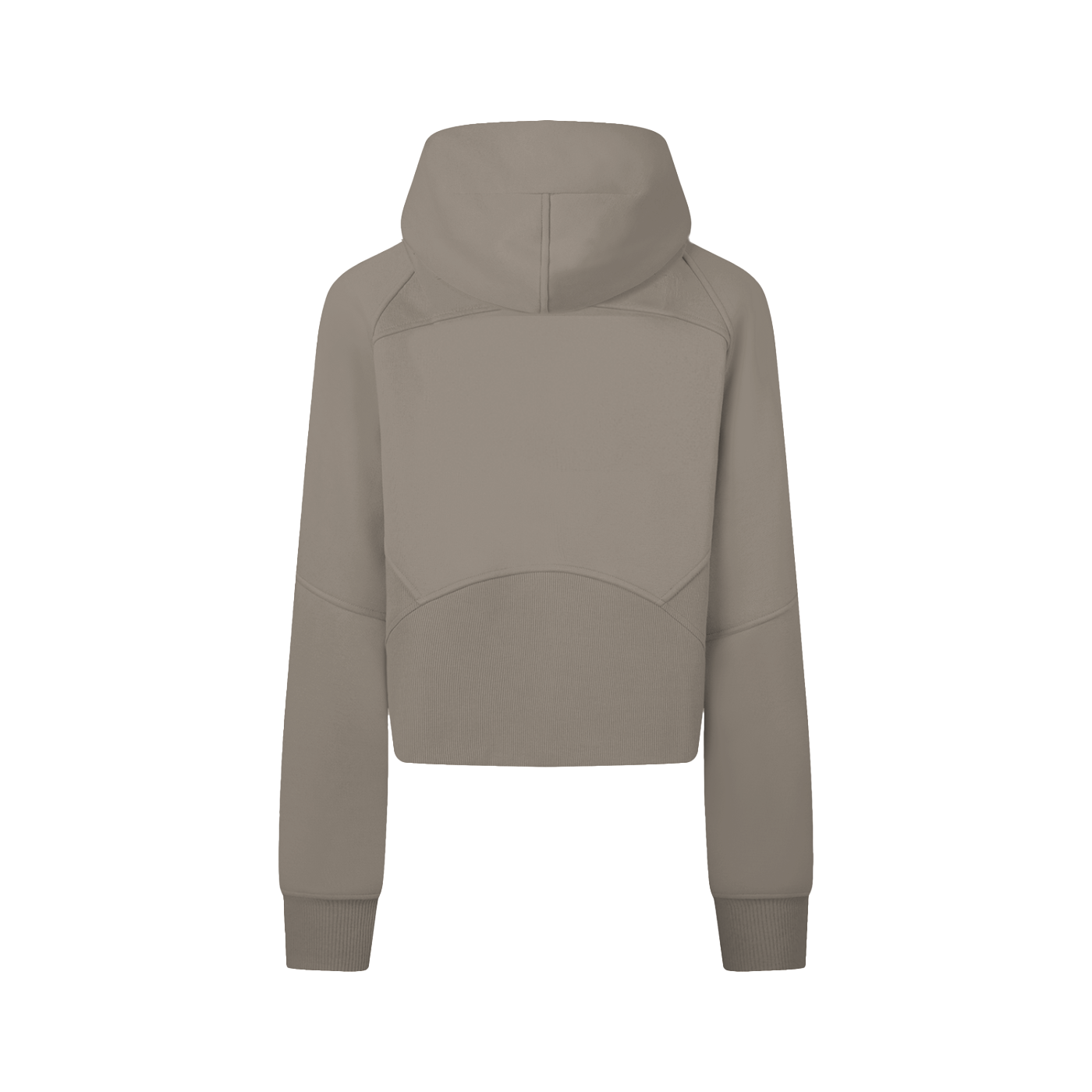 The Baseline Cropped Zip-Through Hoodie